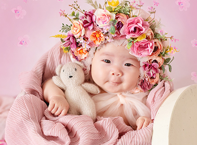 one month baby photoshoot